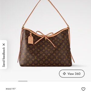 Brand New Louis Vuitton Carryall MM